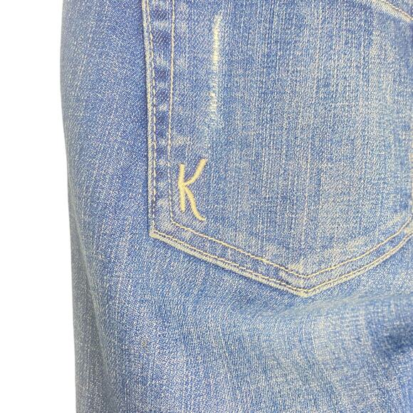 KUT from the Kloth Celine Slouchy Boyfriend Distressed Jeans Size 4 - Picture 5 of 9